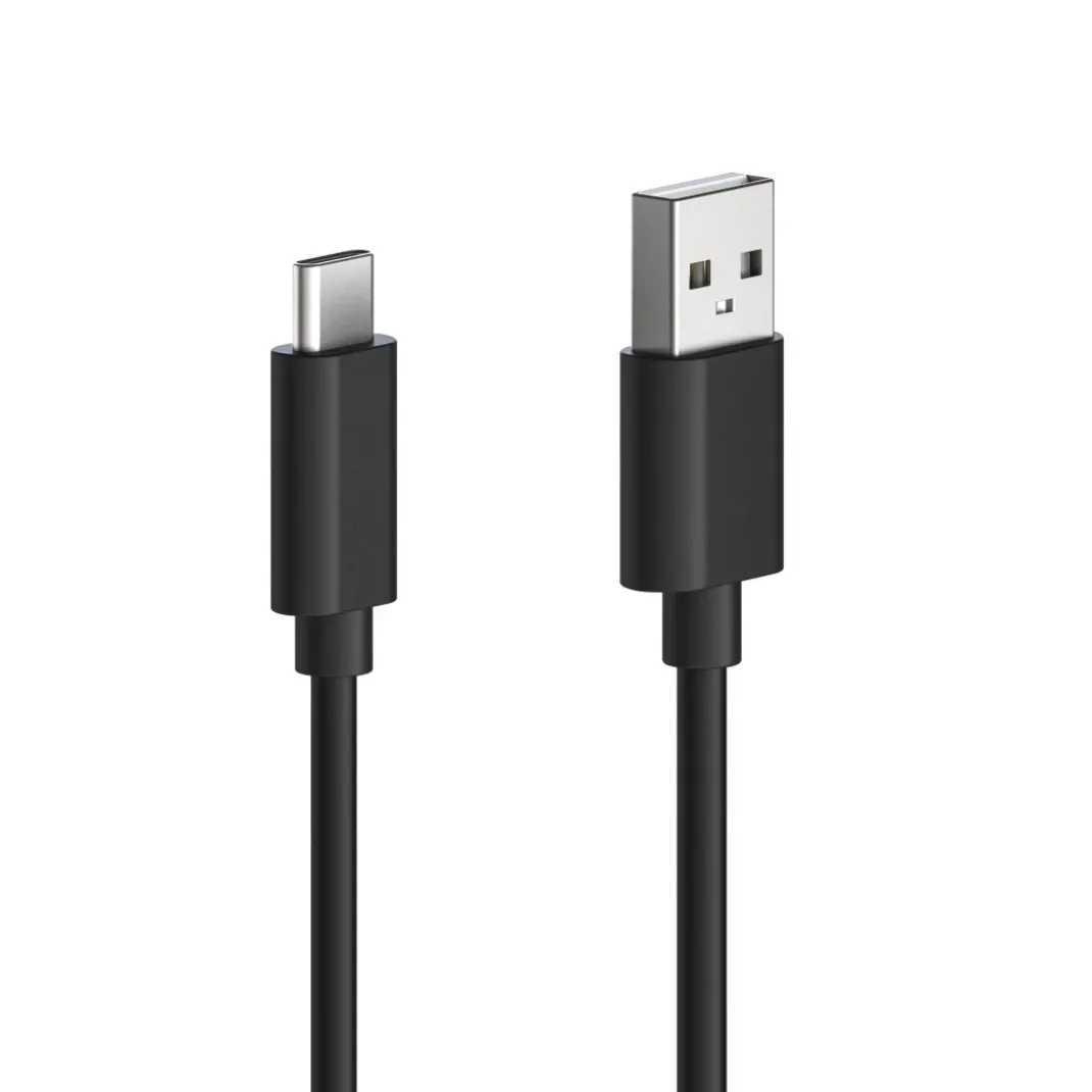 Ladekabel, USB-A - USB-C, 60 W, 1,2 m, Schwarz