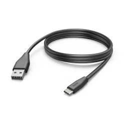 Ladekabel, USB-C - USB-A, 3 m, Schwarz