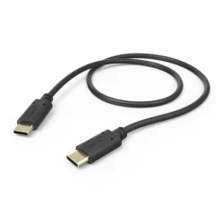 Ladekabel, USB-C - USB-C, 0,5 m, Schwarz
