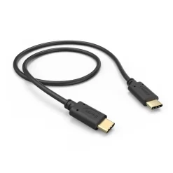 Ladekabel, USB-C - USB-C, 0,5 m, Schwarz