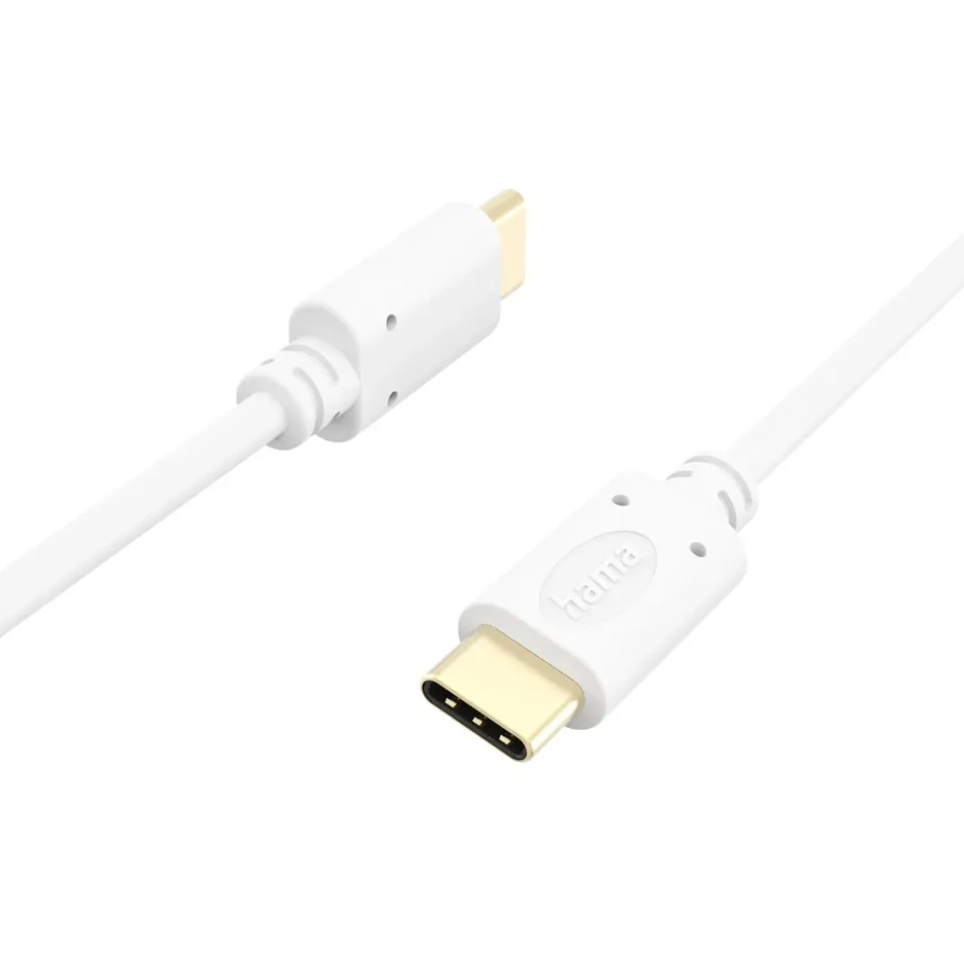 Ladekabel, USB-C - USB-C, 1,5 m, Weiß