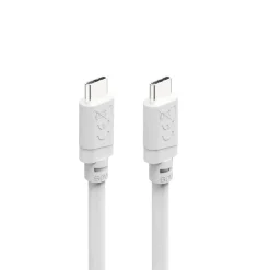 Ladekabel, USB-C - USB-C, 60 W, 2 m, Weiß
