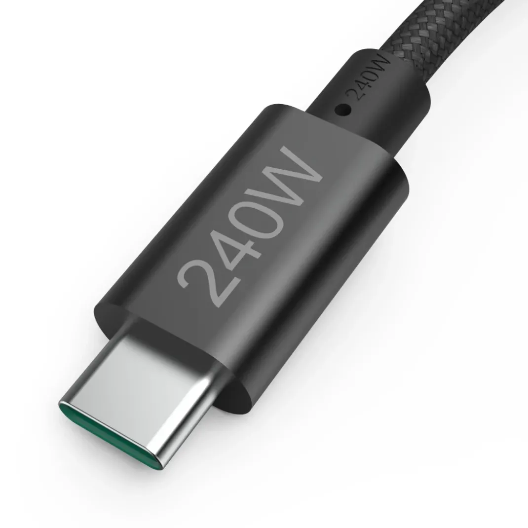 Ladekabel USB-C - USB-C, 240W, "Full-Featured", USB 3.2 Gen1, 5Gbit/s, 1,5m