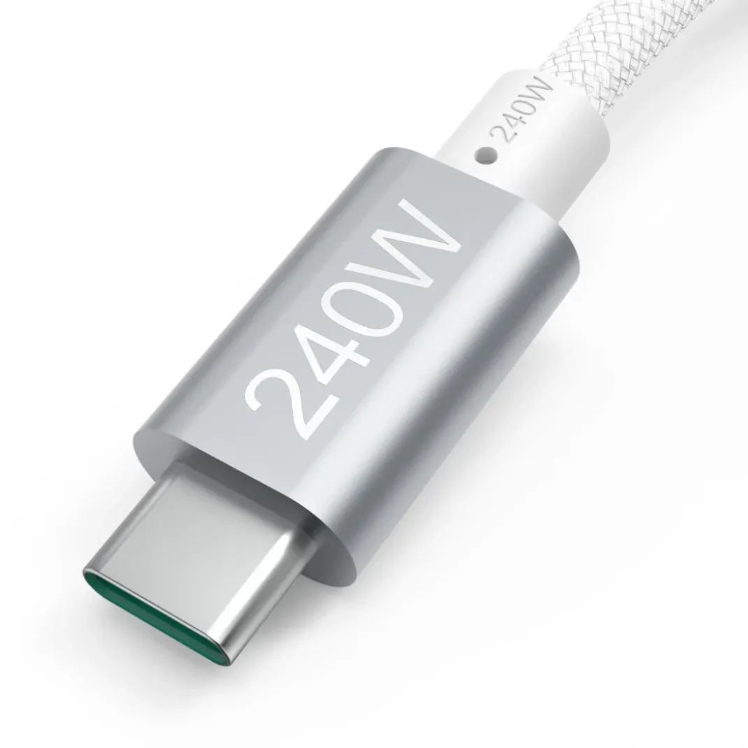 Ladekabel USB-C - USB-C, 240W, "Full-Featured", USB 3.2 Gen1, 5Gbit/s, 1,5m