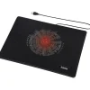 Laptop-Kühler "Slim", ultraflach, leise, leicht, bis 40 cm (15,6"), Schwarz