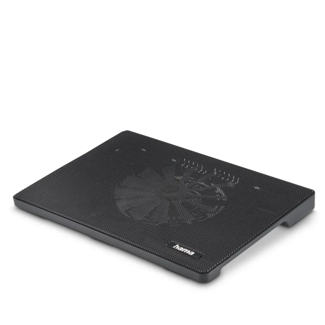 Laptop-Kühler "Slim", ultraflach, leise, leicht, bis 40 cm (15,6"), Schwarz