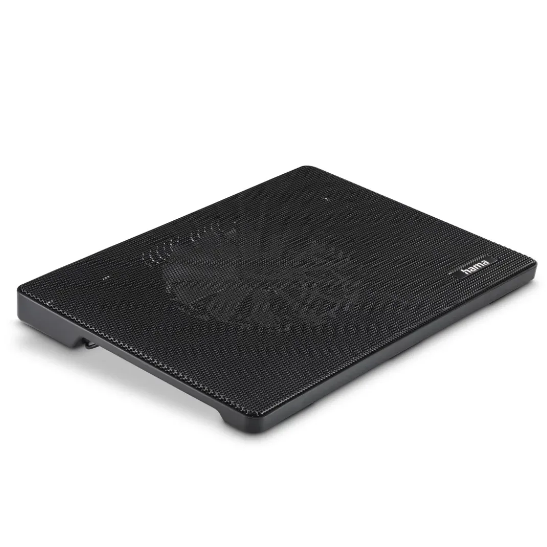 Laptop-Kühler "Slim", ultraflach, leise, leicht, bis 40 cm (15,6"), Schwarz