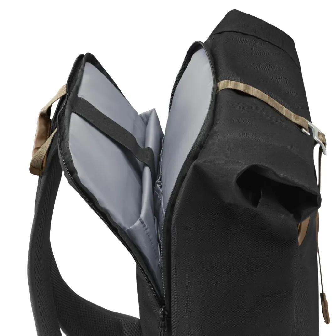 Laptop-Rucksack "Silvan", Rolltop, bis 41 cm (16.2"), 22 l, Schwarz