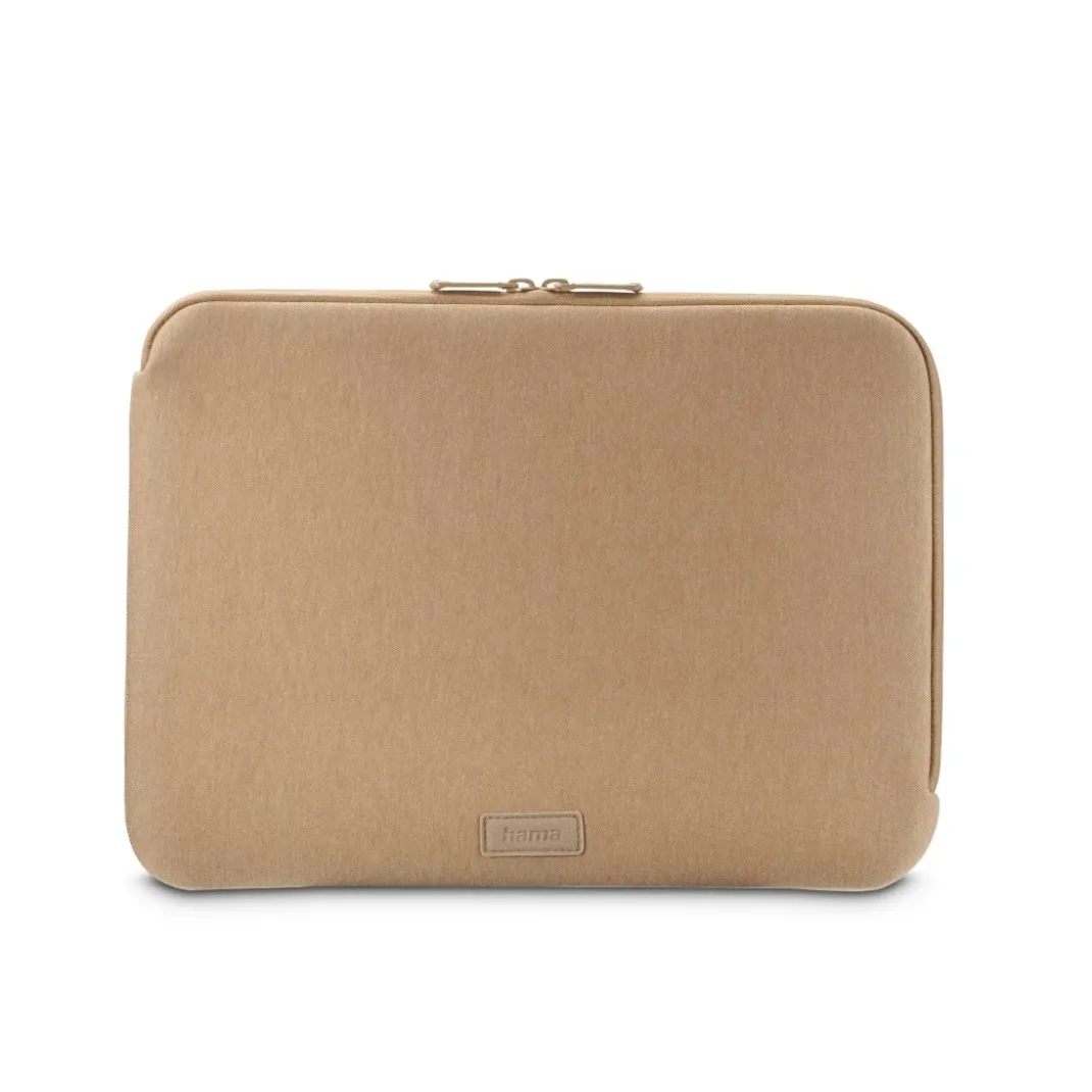 Laptop-Sleeve "Jersey", von 34 - 36 cm (13,3" - 14,1"), Sand