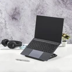 Laptop-Stand "Rotation" 360° drehbar, 8-stufig neigbar, bis 40cm (15,6") SW