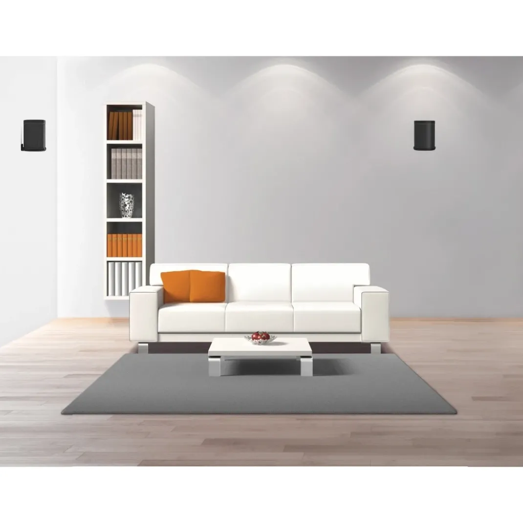 Lautsprecher-Wandhalterung für Sonos One/One SL, Schwarz