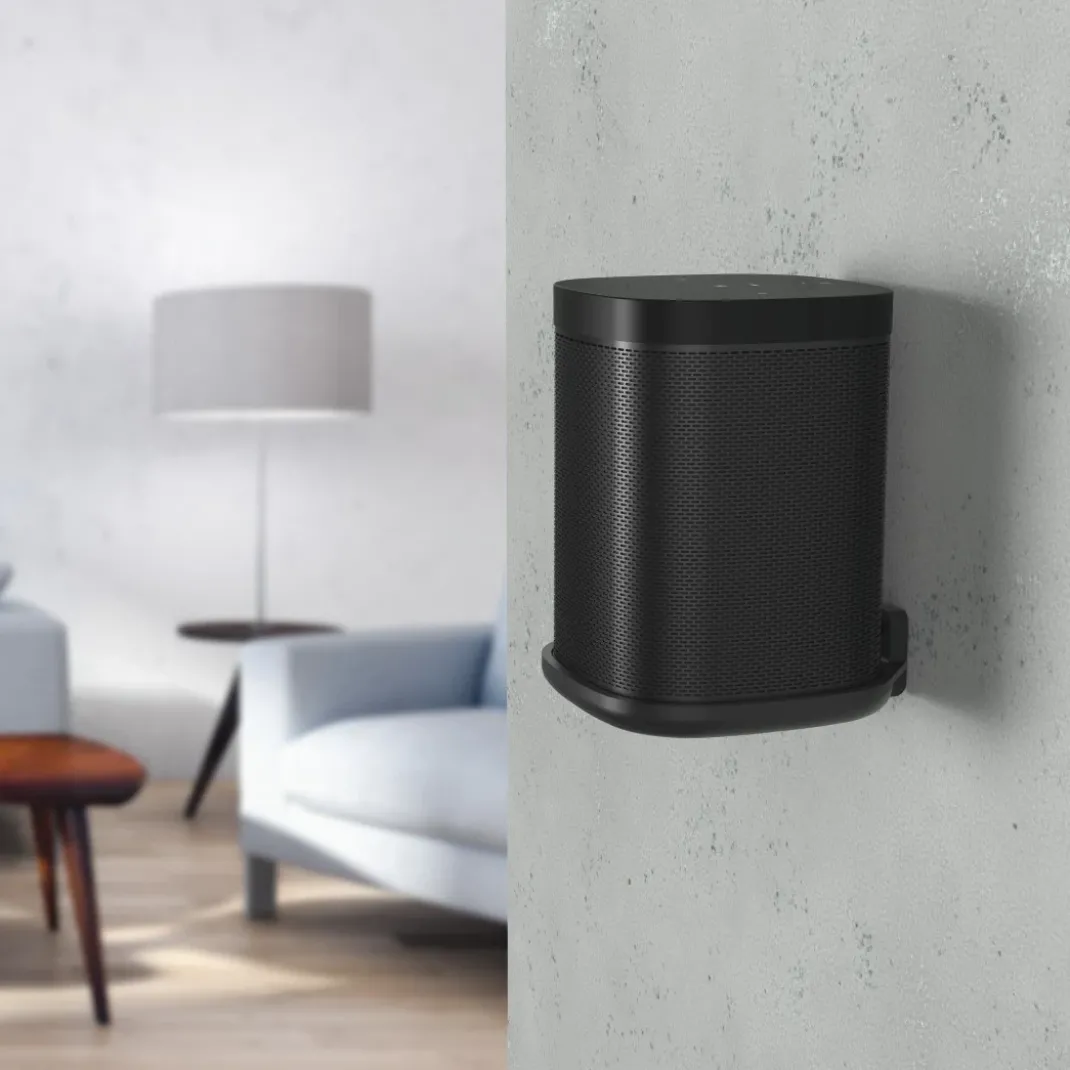 Lautsprecher-Wandhalterung für Sonos One/One SL, Schwarz