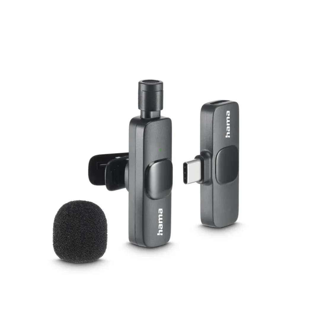Lavalier-Mikrofon "Smart Wireless", kabelloses Ansteckmikrofon für Handy