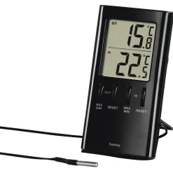 LCD-Thermometer "T-350", Schwarz