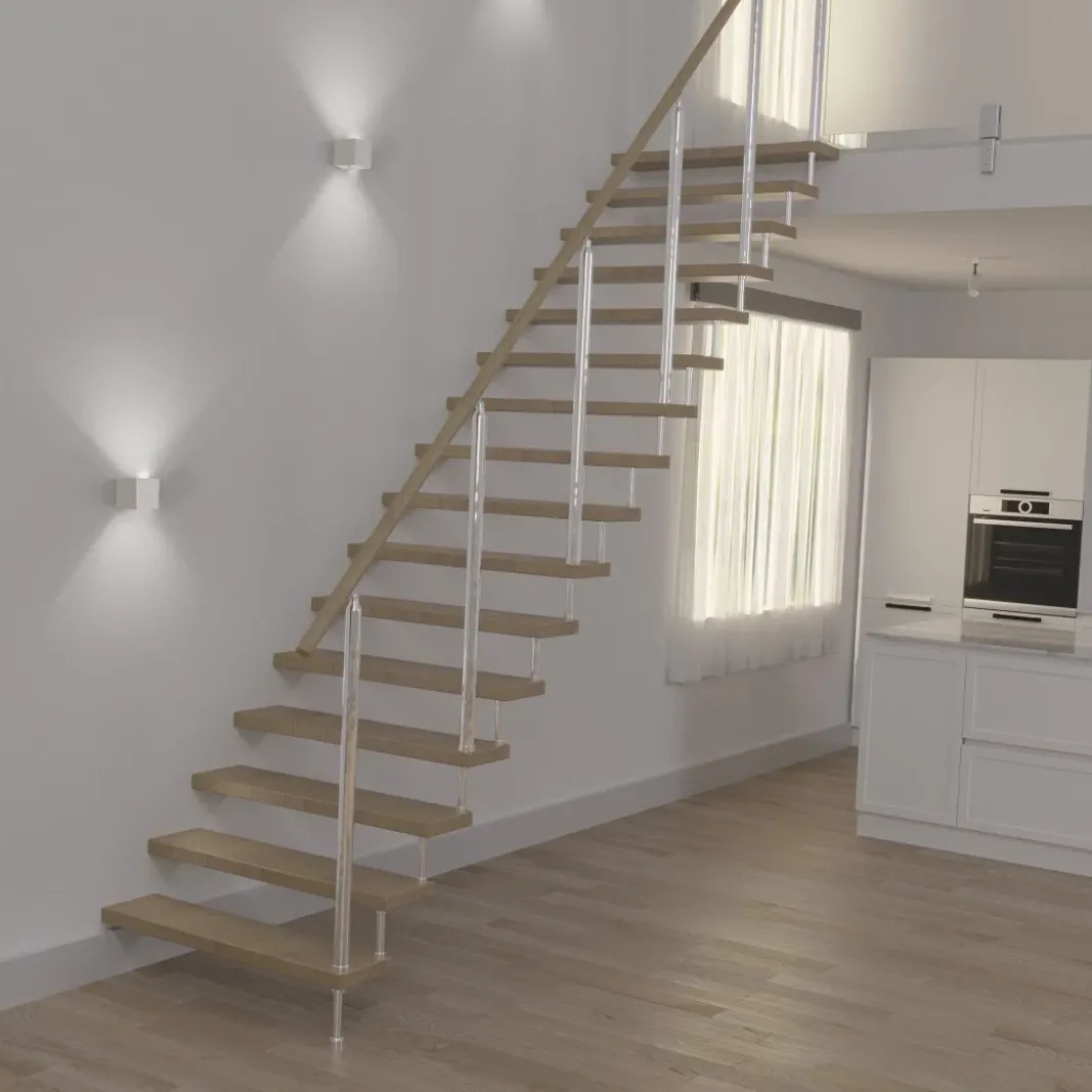 LED Wandlampe für innen und außen, WLAN, App- u. Sprachsteuerung, Weiß