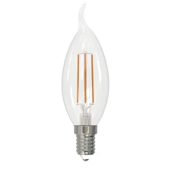 LED-Filamentlampe, E14, 470lm ersetzt 40W, Kerze C35, klar, Warmweiß