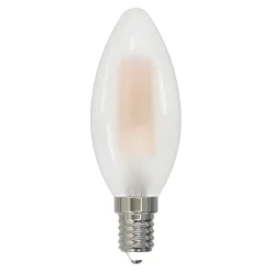 LED-Filamentlampe, E14, 250lm ersetzt 25W, Kerze C35, matt, Warmweiß, dimmb