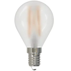 LED-Filamentlampe, E14, 400lm ersetzt 35W, Tropfen P45, matt, Warmweiß
