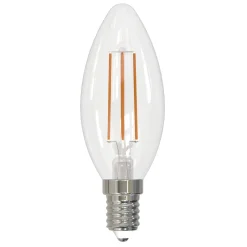 LED-Filamentlampe, E14, 250lm ersetzt 25W, Kerze C35, klar, Warmweiß, dimmb