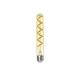 LED-Filamentlampe, E27, Stab T225, amber, klar, extra Warmweiß, dimmbar