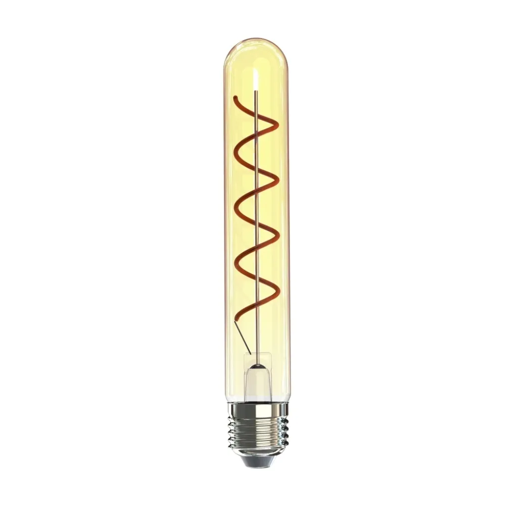 LED-Filamentlampe, E27, Stab T185, smoke, klar, extra Warmweiß, dimmbar