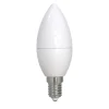 LED-Lampe, E14, 470lm ersetzt 40W, Kerze C37, matt, Neutralweiß, dimmbar