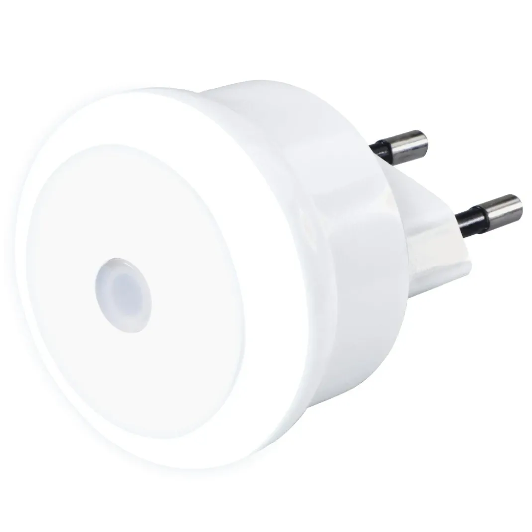 LED-Nachtlicht "Basic" mit Stecker, Dämmerungssensor, energiesparend, Weiß