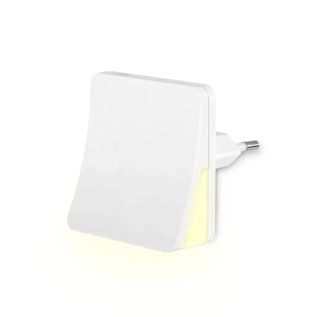 LED-Nachtlicht "Edge" für die Steckdose, Nachtsensor, warmes Licht