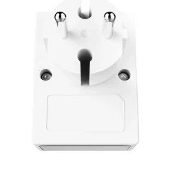 LED-Nachtlicht f. Steckdose, 1x USB-A, 1x USB-C, Dämmerungssensor, Warmweiß