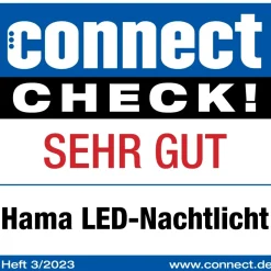 LED-Nachtlicht mit Steckdose, 2 USB-Ausgänge, Bewegungs- und Lichtsensor