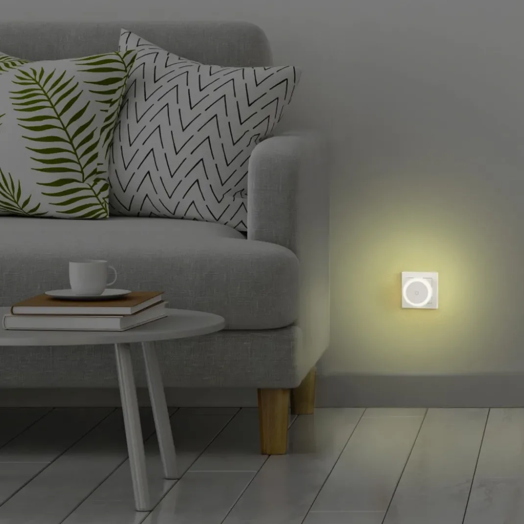 LED-Nachtlicht "Touch Switch" für Steckdose, Berührungstaster, warmes Licht