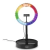 LED-RGB-Ringleuchte "SpotLight FoldUp RGB 102 ", Smartphone-Set, faltbar