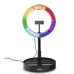 LED-RGB-Ringleuchte "SpotLight FoldUp RGB 102 ", Smartphone-Set, faltbar