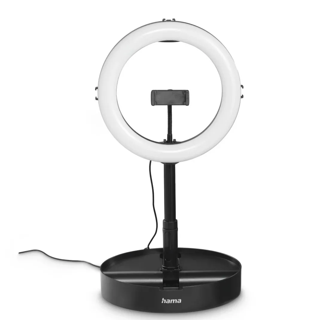 LED-RGB-Ringleuchte "SpotLight FoldUp RGB 102 ", Smartphone-Set, faltbar
