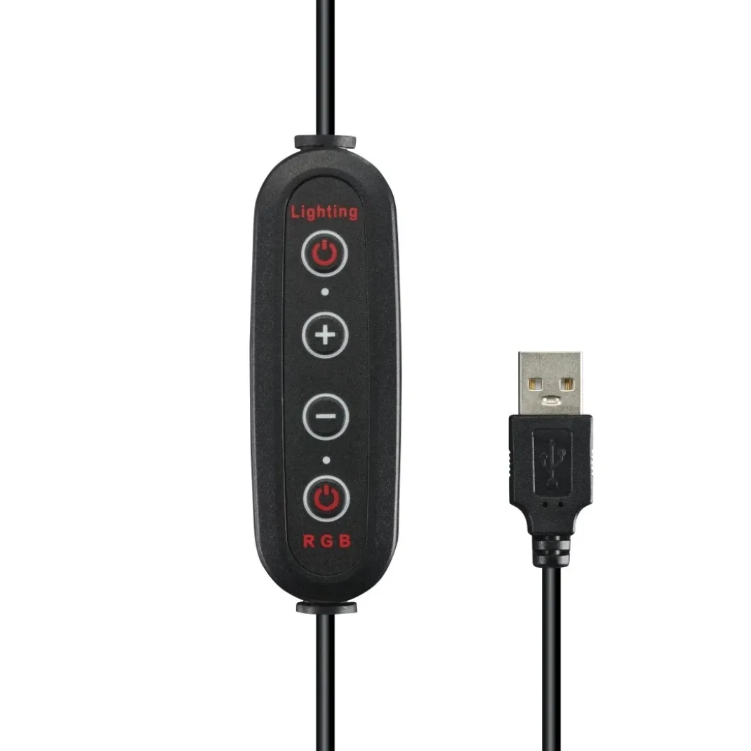 LED-RGB-Ringleuchte "SpotLight FoldUp RGB 102 ", Smartphone-Set, faltbar