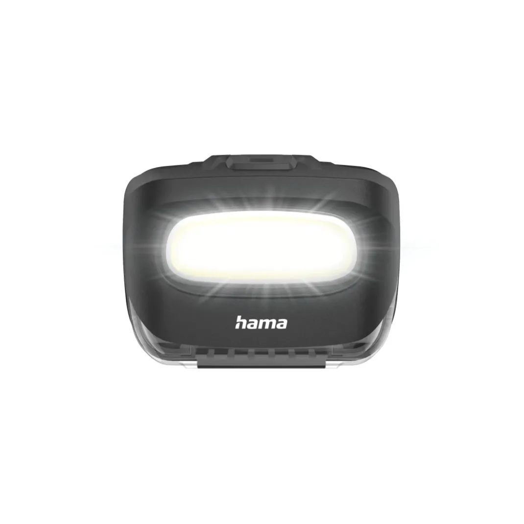 LED-Stirnlampe "HL110", Batterien, COB, Kopflampe zum Joggen, Sport, 2 Modi