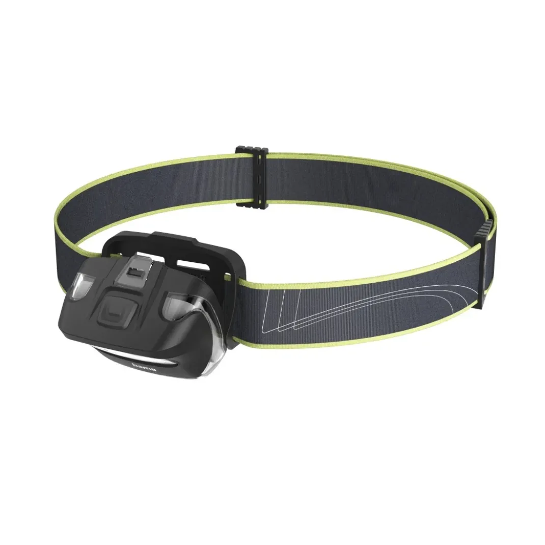LED-Stirnlampe "HL110", Batterien, COB, Kopflampe zum Joggen, Sport, 2 Modi