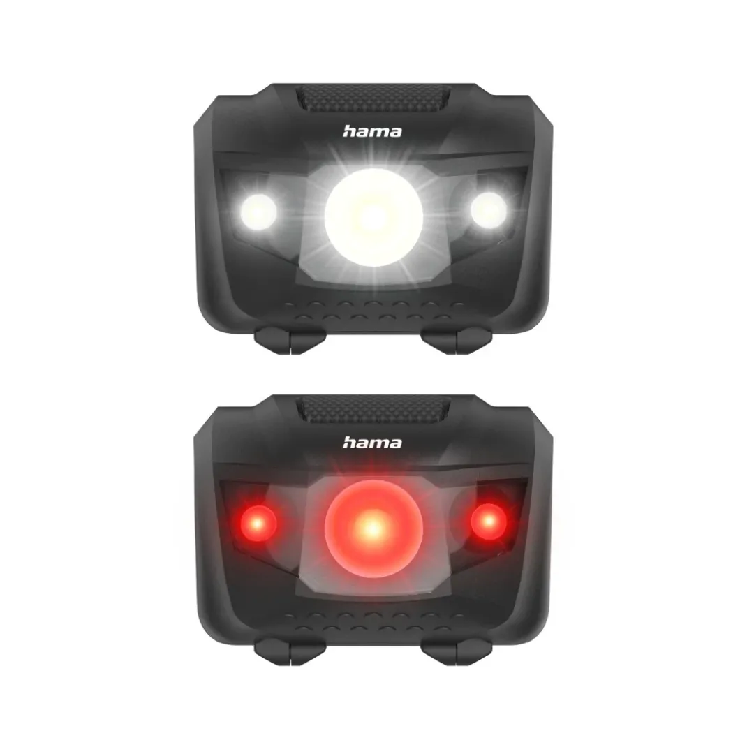 LED-Stirnlampe "HL200", Batterien, Kopflampe zum Joggen, Sport, 4 Modi