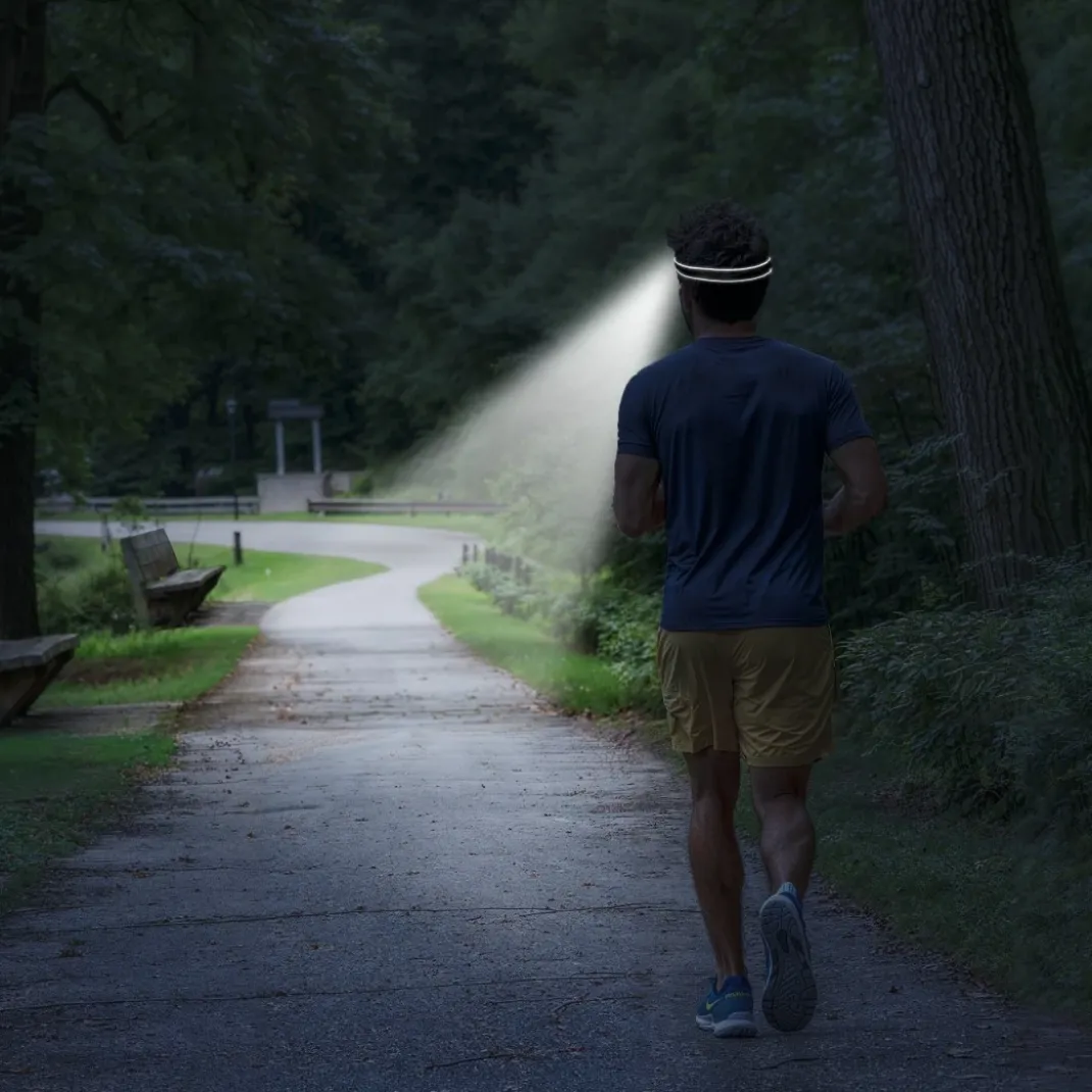LED-Stirnlampe "HL500-C", mit Akku, Kopflampe zum Joggen, Arbeiten, 4 Modi