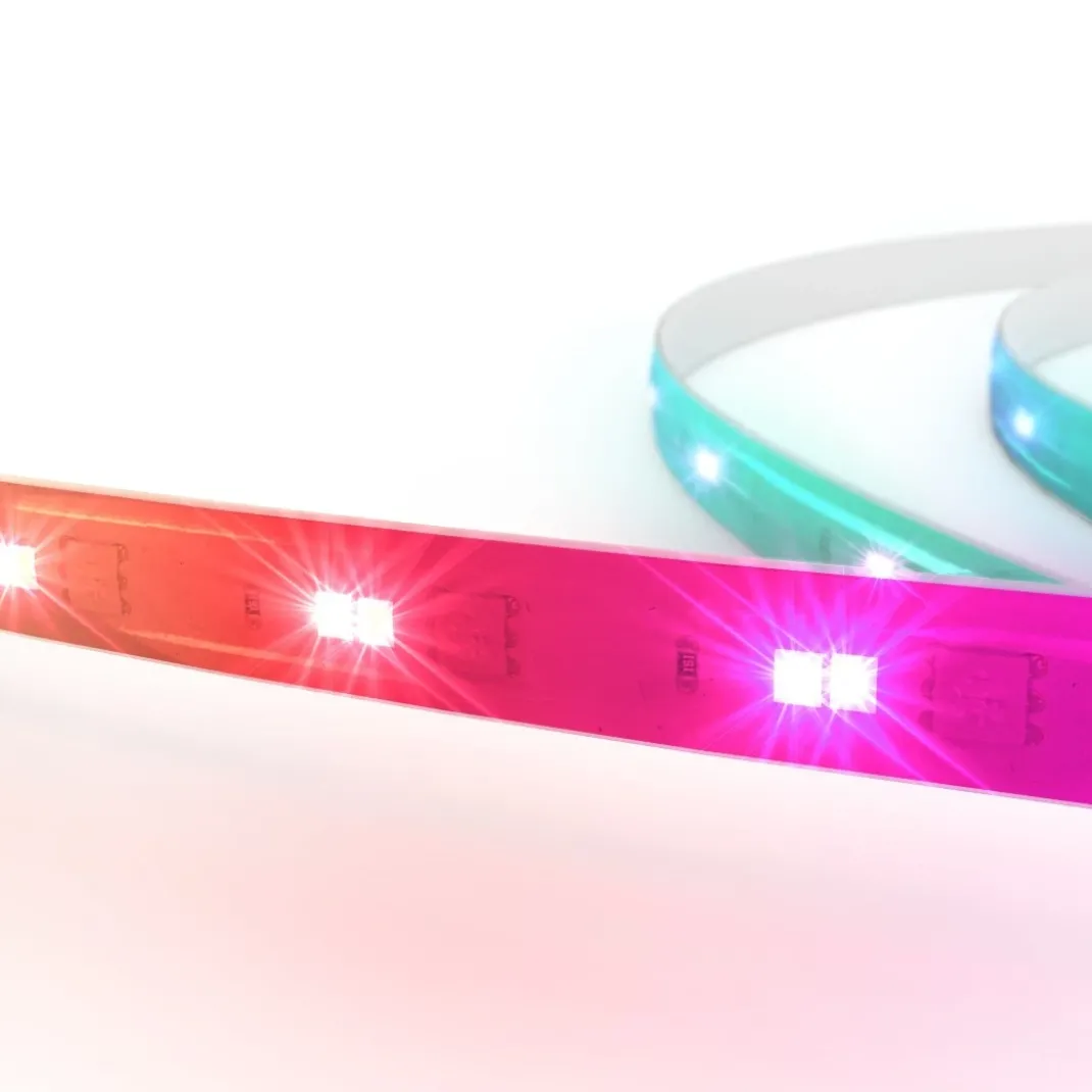 LED-Streifen, RGBCCT, WLAN, Matter, dimmbar, selbstklebend, kürzbar, 5 m