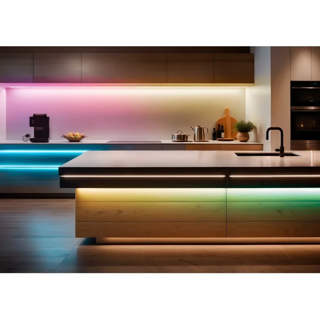 LED-Streifen, RGBCCT, WLAN, Matter, dimmbar, selbstklebend, kürzbar, 5 m