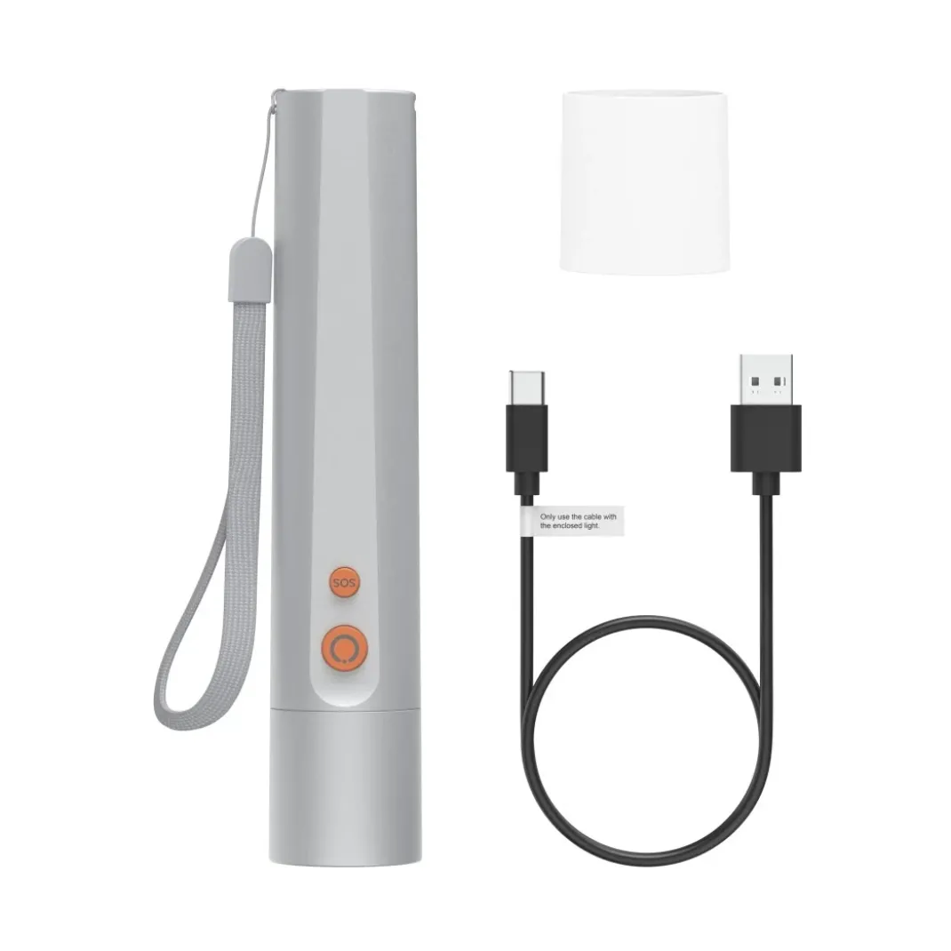 LED-Taschenlampe "FL350-C", aufladbar, Aluminium, 4 Modi + SOS