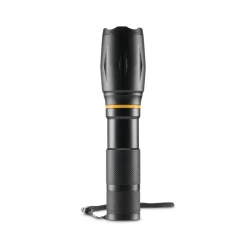 LED-Taschenlampe "W200", Batterien, Zoom, COB, Aluminium, 3 Modi