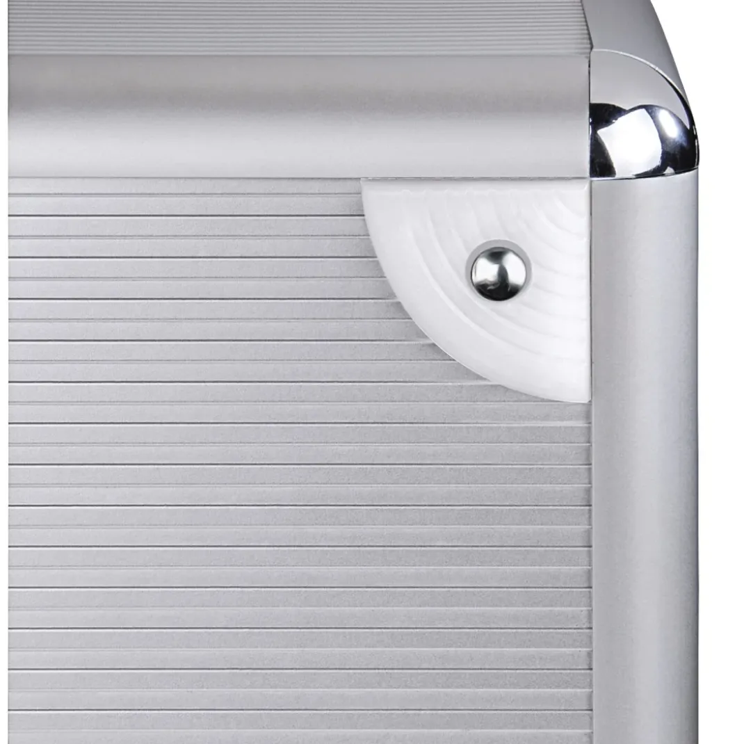 LP-Koffer 50, Alu-Look, Silber