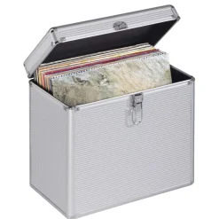 LP-Koffer 50, Alu-Look, Silber