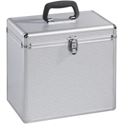 LP-Koffer 50, Alu-Look, Silber