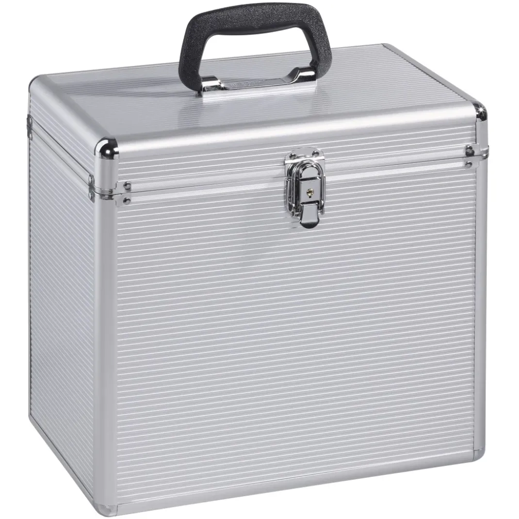 LP-Koffer 50, Alu-Look, Silber