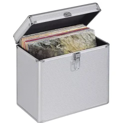 LP-Koffer 50, Alu-Look, Silber