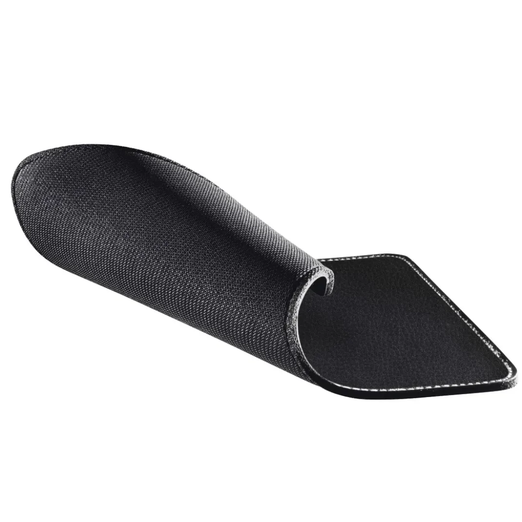 Mauspad "Lederoptik", Schwarz