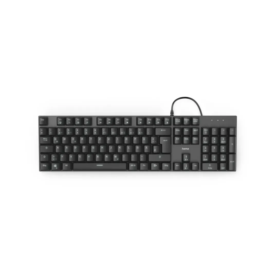 Mechanische Office-Tastatur "MKC-650", extralanges Kabel, Schwarz/Anthrazit